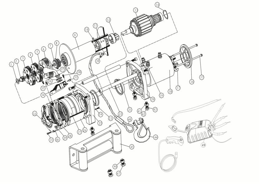 Запчасти для EW-11000 OFF-ROAD Improved
