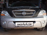 Установка площадки для лебедки  для Kia Sorento I