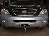 Установка площадки для лебедки  для Kia Sorento I